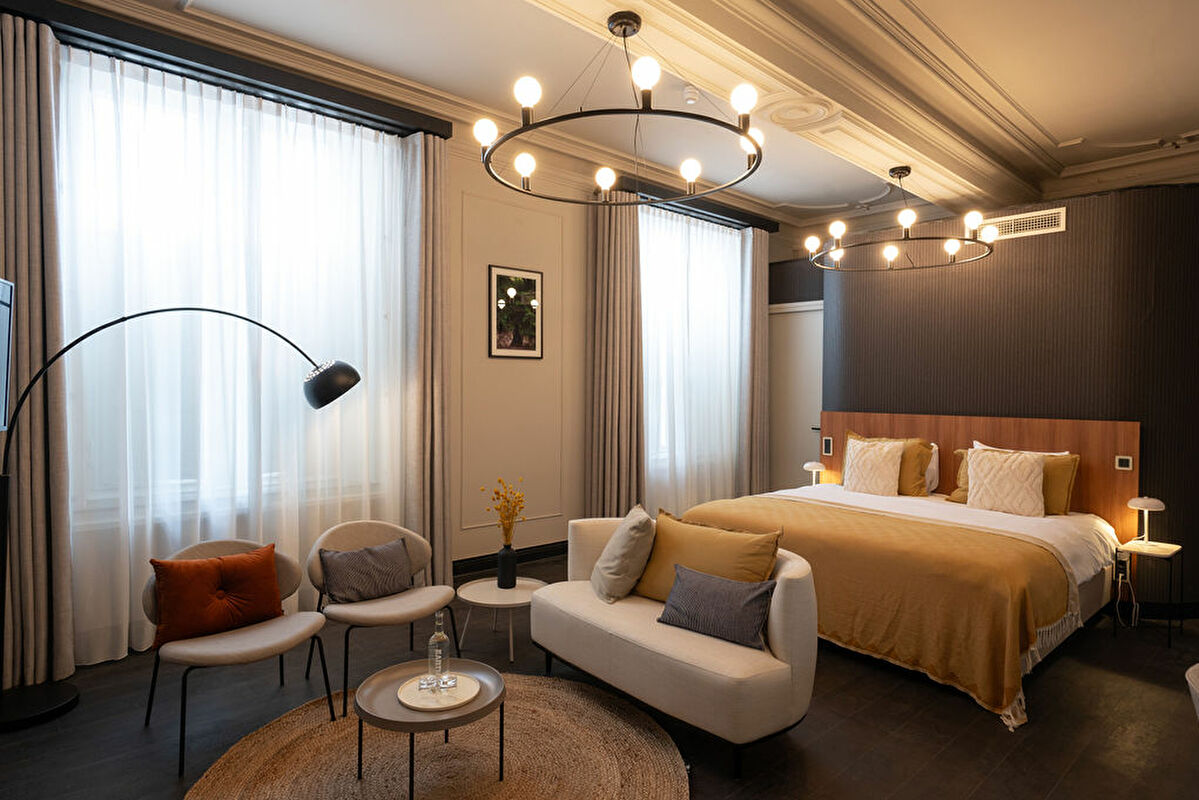 Historie meets een modern design in onze luxe hotelkamers 